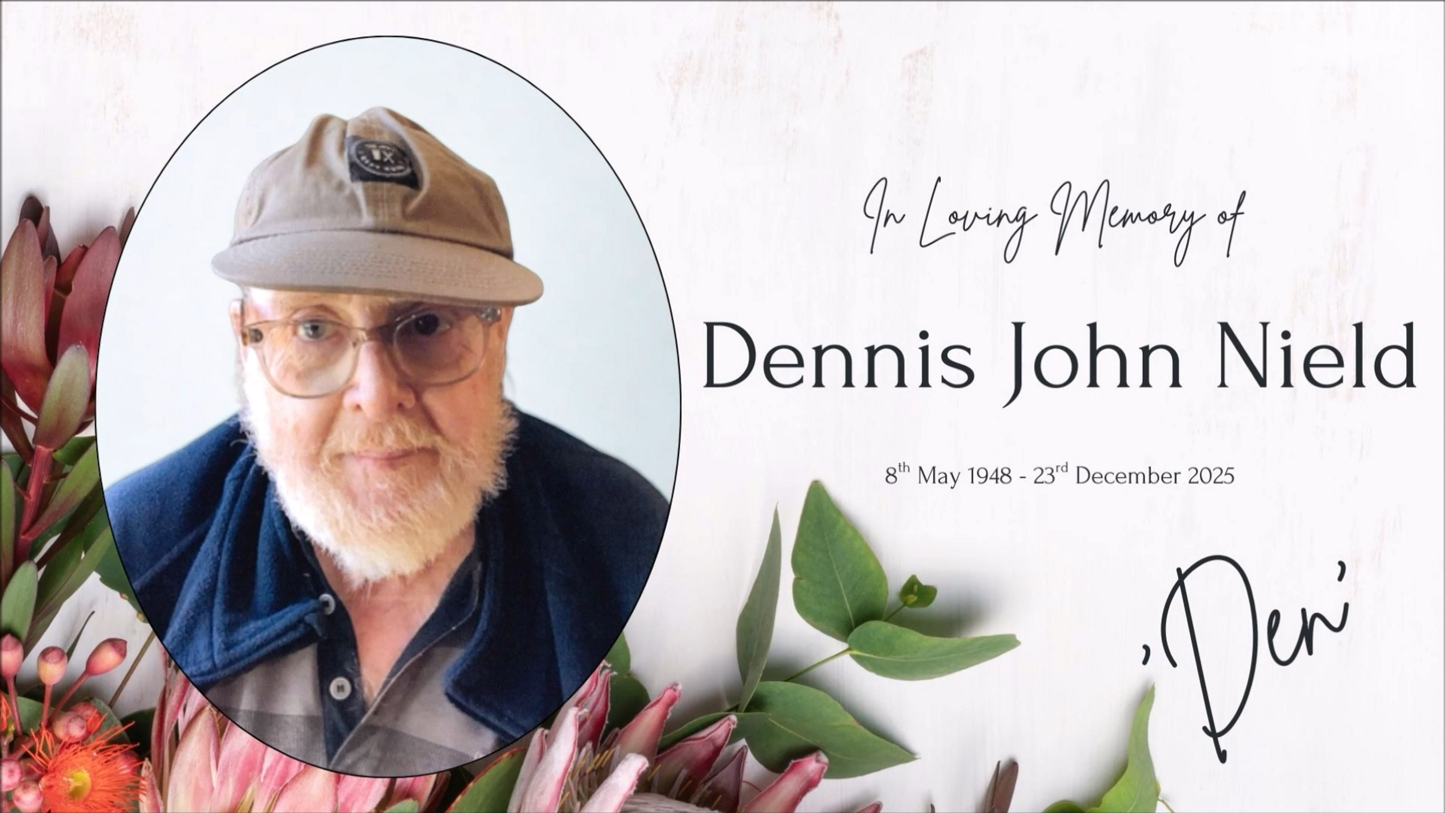 Dennis Nield's Funeral